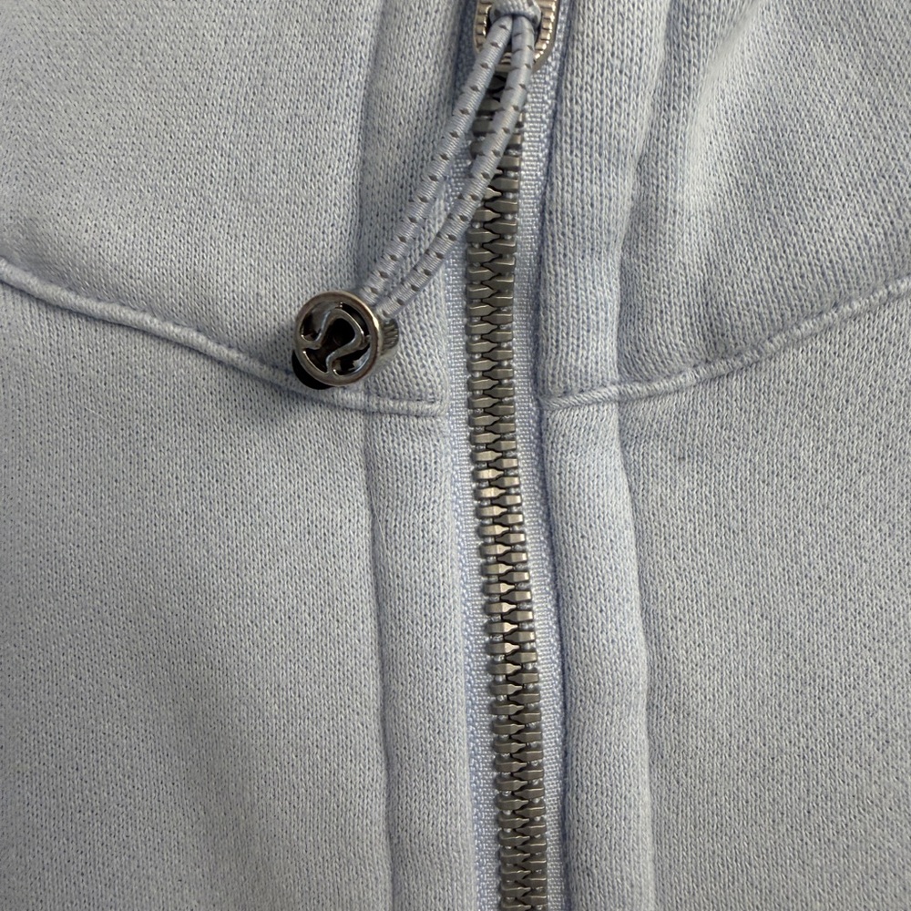 Lululemon Blue Cropped Zip-Up Hoodie - 2 - Picture 3 of 4